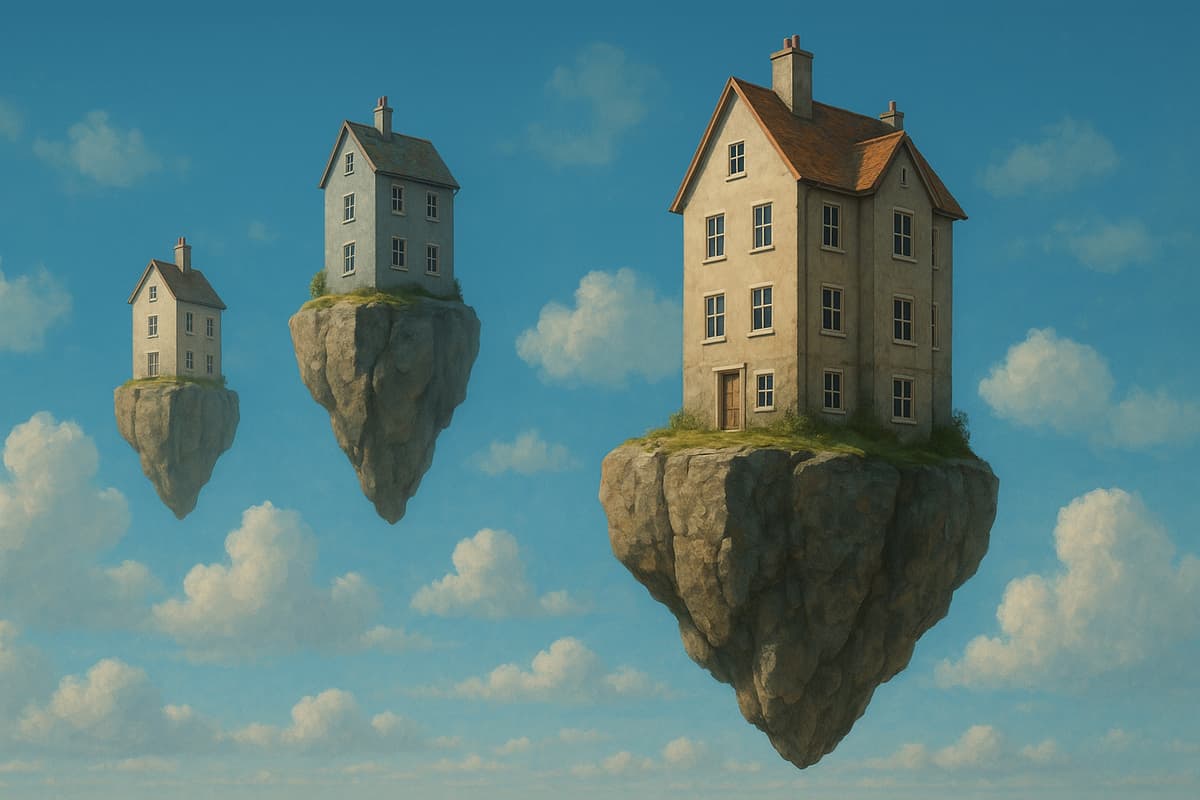 Modern floating homes architecture